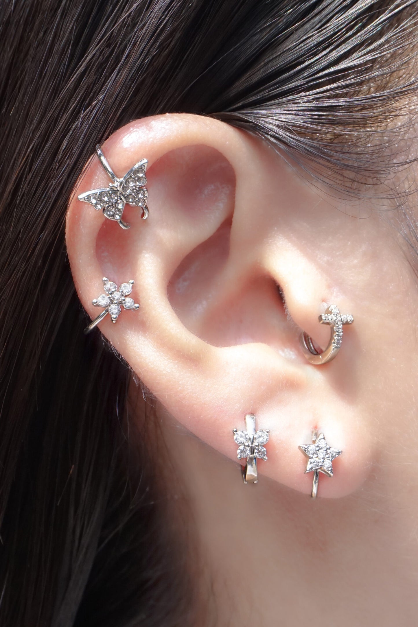 Piercing Hoop Flower P