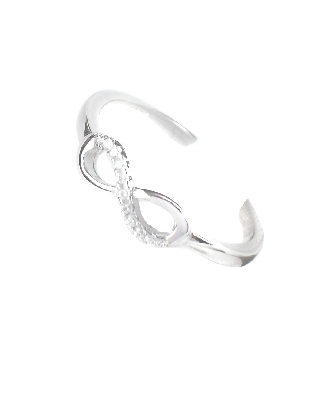 anillo infinito, anillo de mujer, anillo delicado, anillo de plata, anillo de compromiso, anillo de promesa, anillo plateado, anillo delgado, anillo regulable