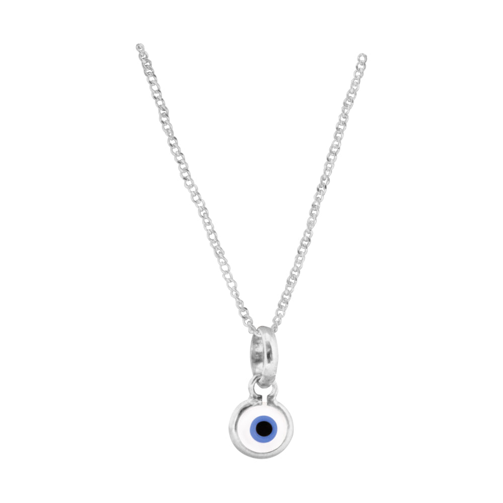 collar plateado para las malas vibras,collar de ojo turco, collar contra las malas vibras, collar contra el mal del ojo, collar plateado con dije de ojo