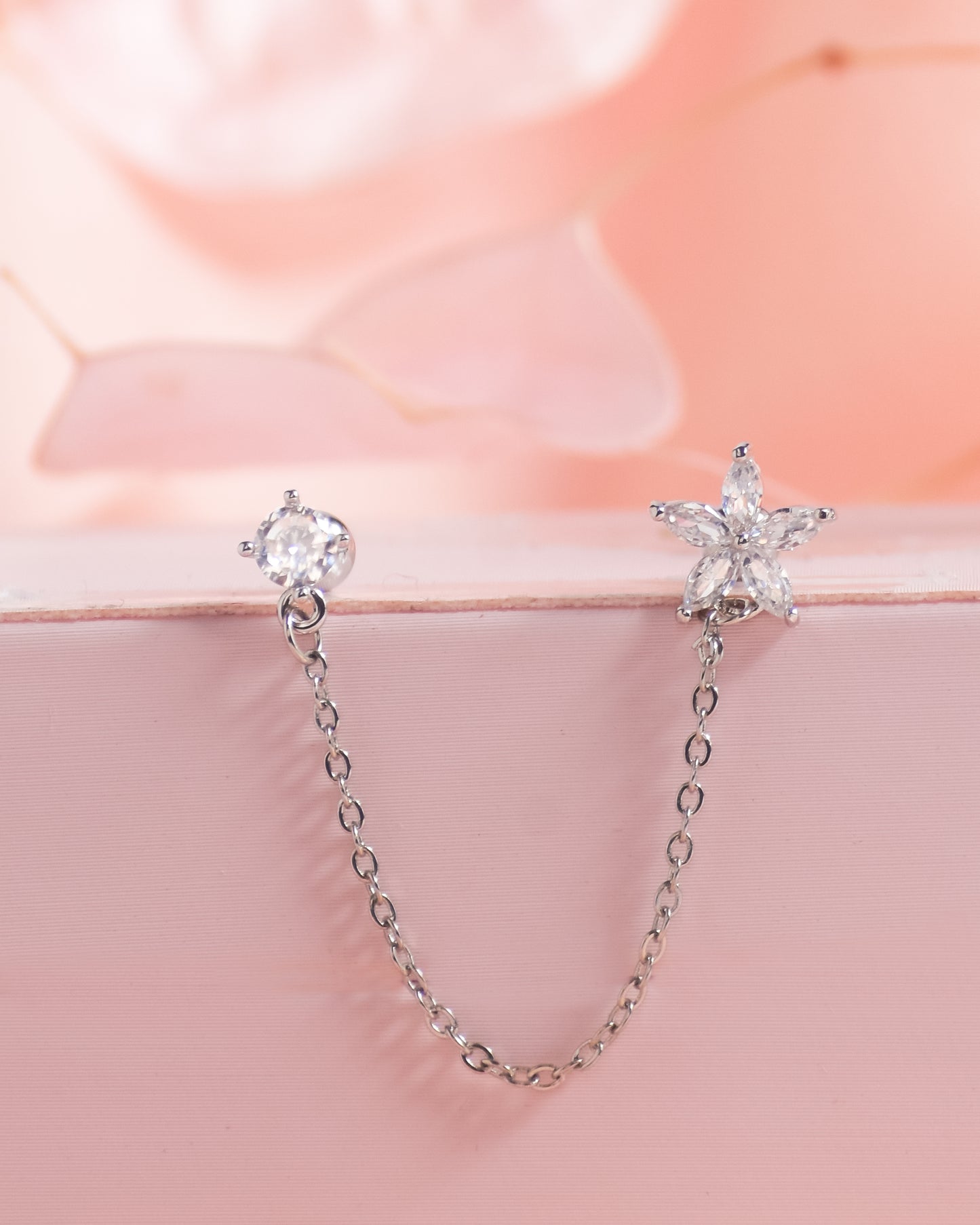 Piercing Doble Flor Luz