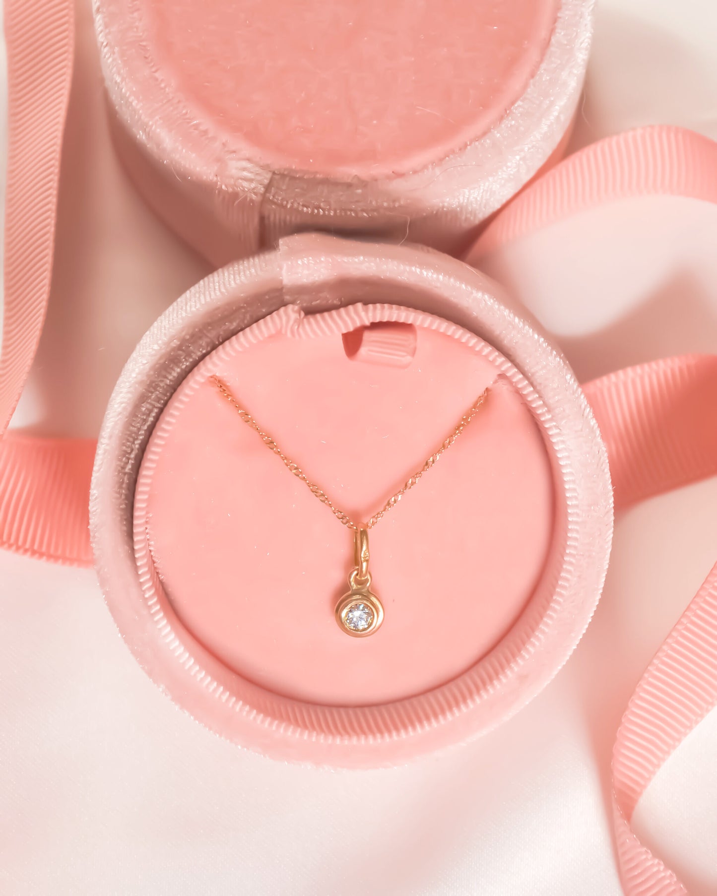 Dije Punto de Luz Oro 18k