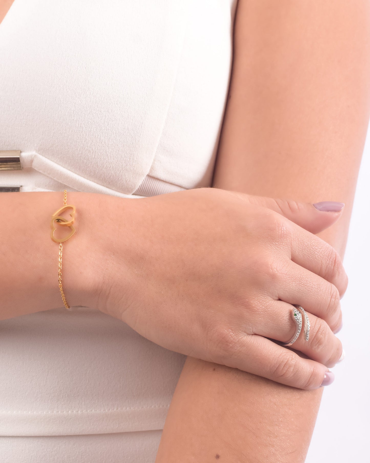Pulsera My Love Corazones Acero