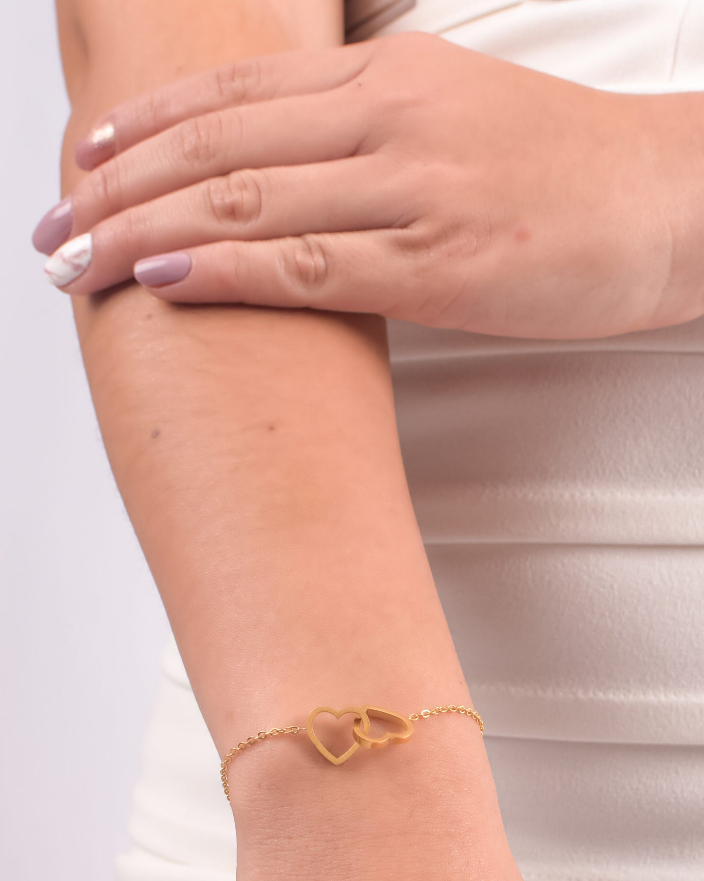 Pulsera My Love Corazones Acero