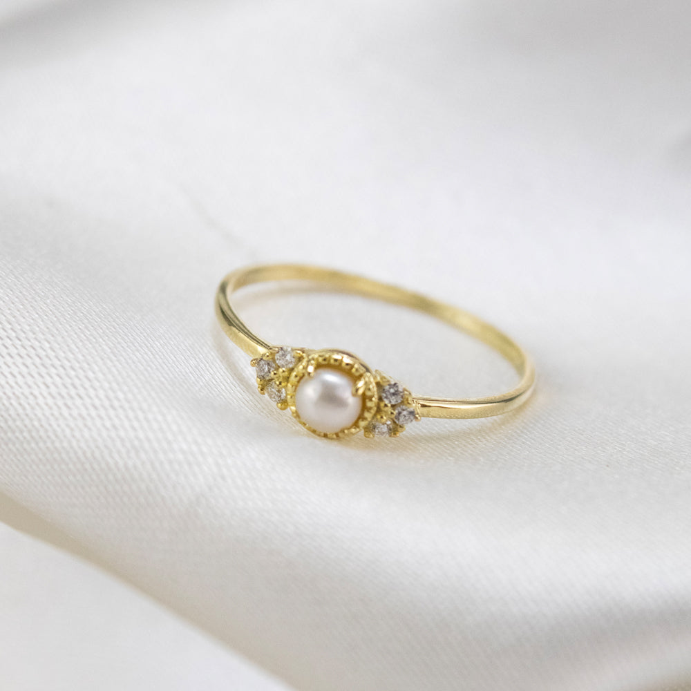 Anillo Nora Dorado Plata