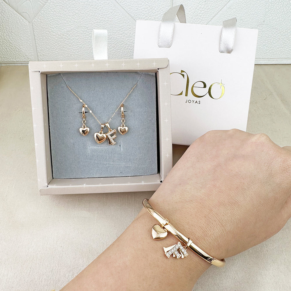 Box Premium 3 piezas: Set Inicial (Collar + Pulsera + Aretes)