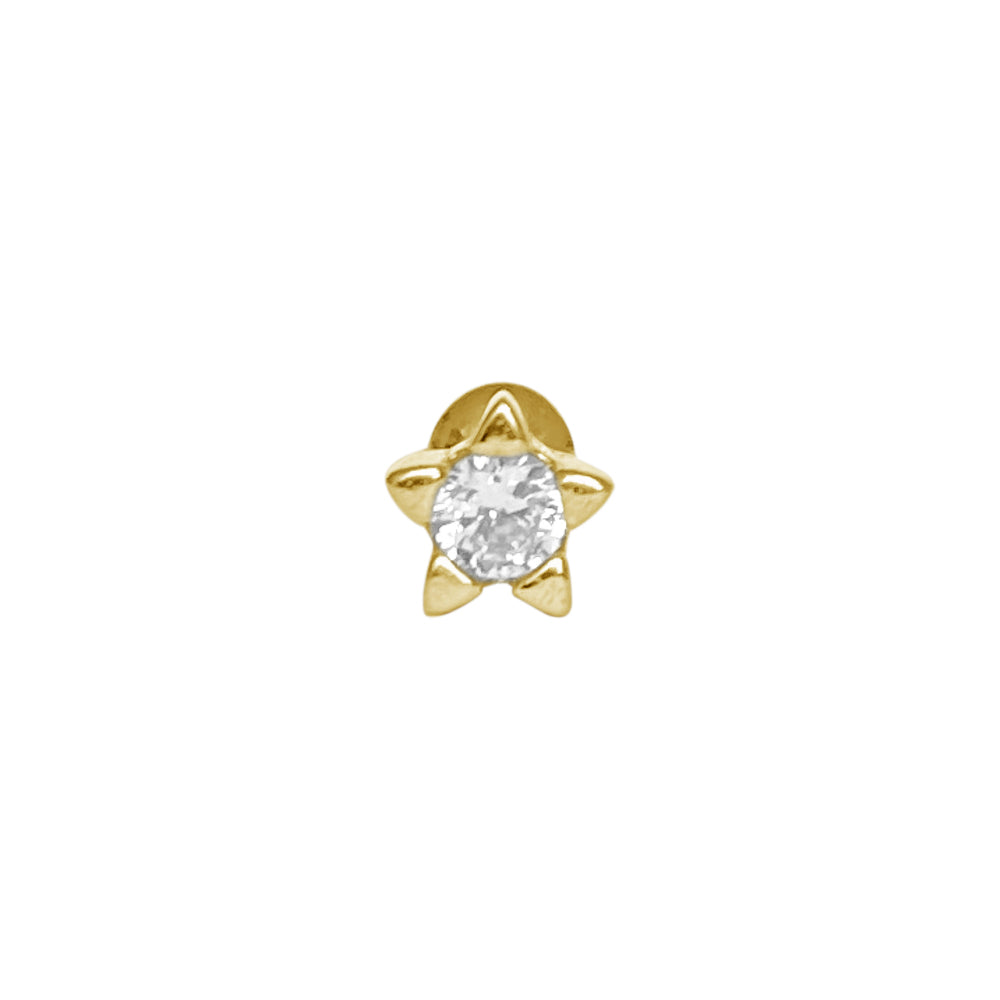 Piercing Estrella Alessia 925 Dorado Plata