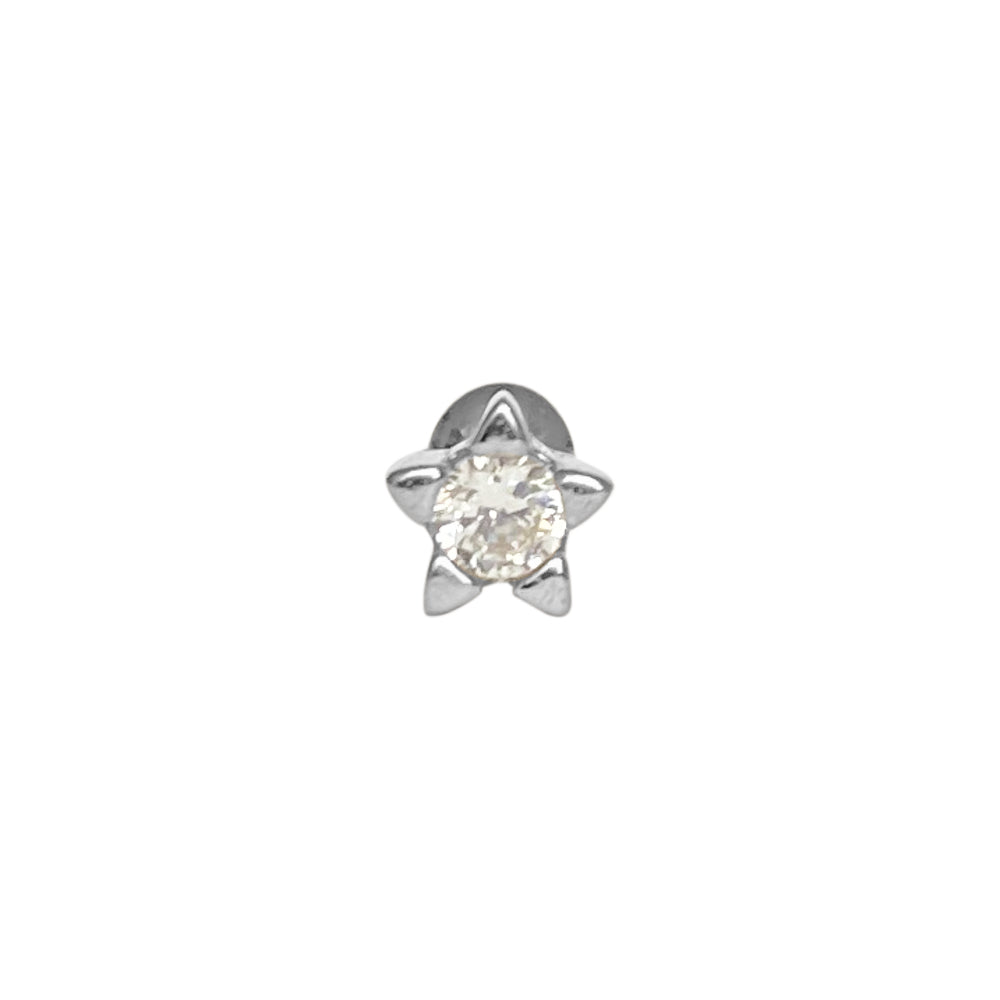 Piercing Estrella Alessia 925 Plateado Plata