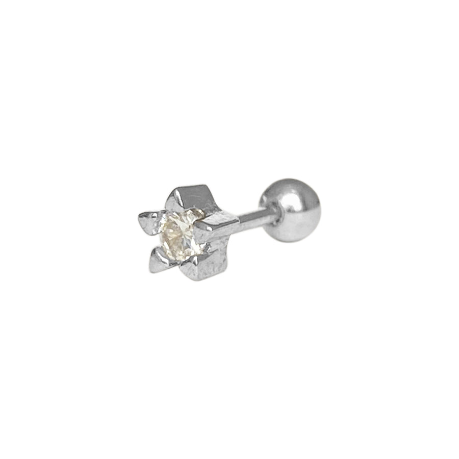 Piercing Estrella Alessia 925 Plateado Plata