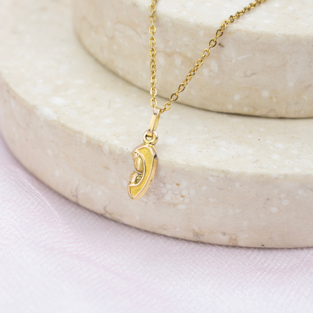 Dije Religioso Virgen Oro 18k