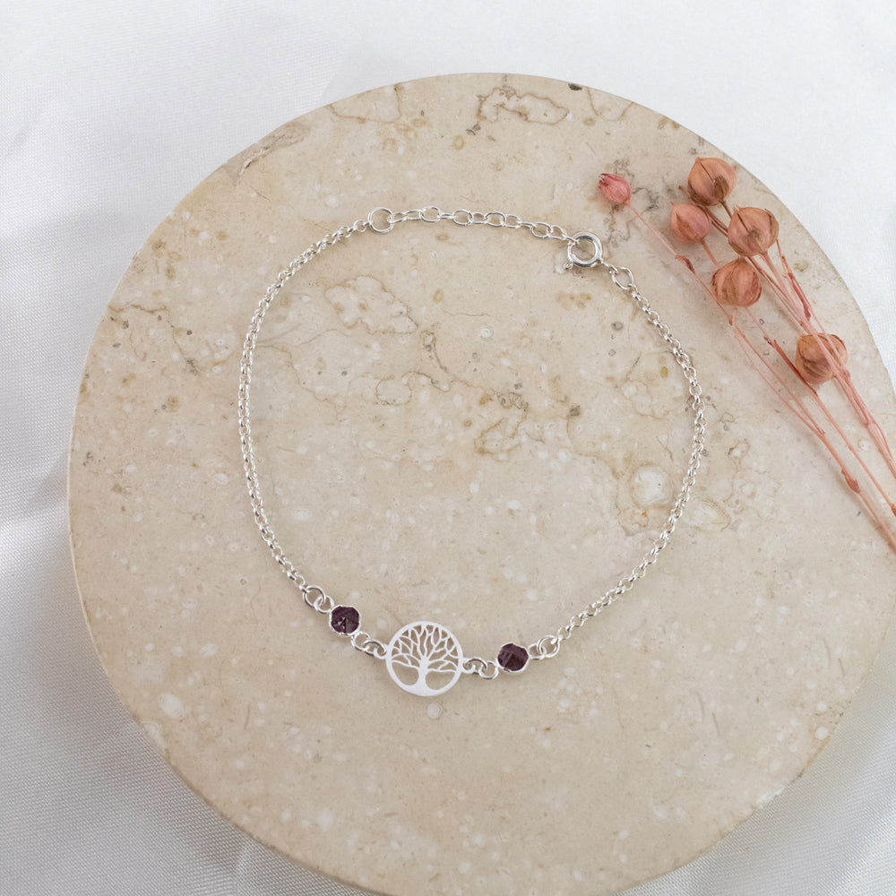 pulsera de plata, pulsera de arbol, pulsera de prosperidad, pulsera plateada