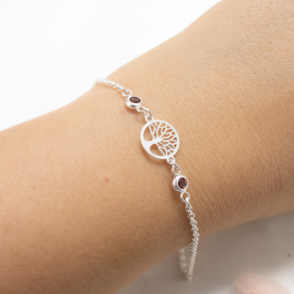 pulsera de plata, pulsera de arbol, pulsera de prosperidad, pulsera plateada