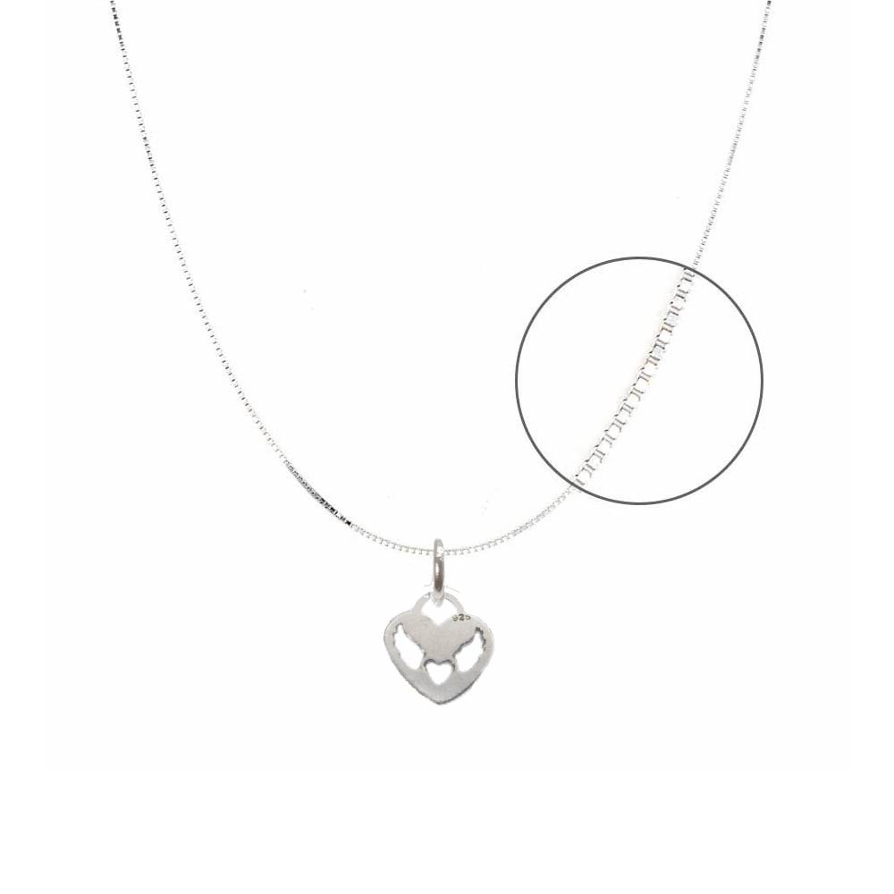 collar de plata, collar de amigas, collar de besties, collar de alas, collar de corazon