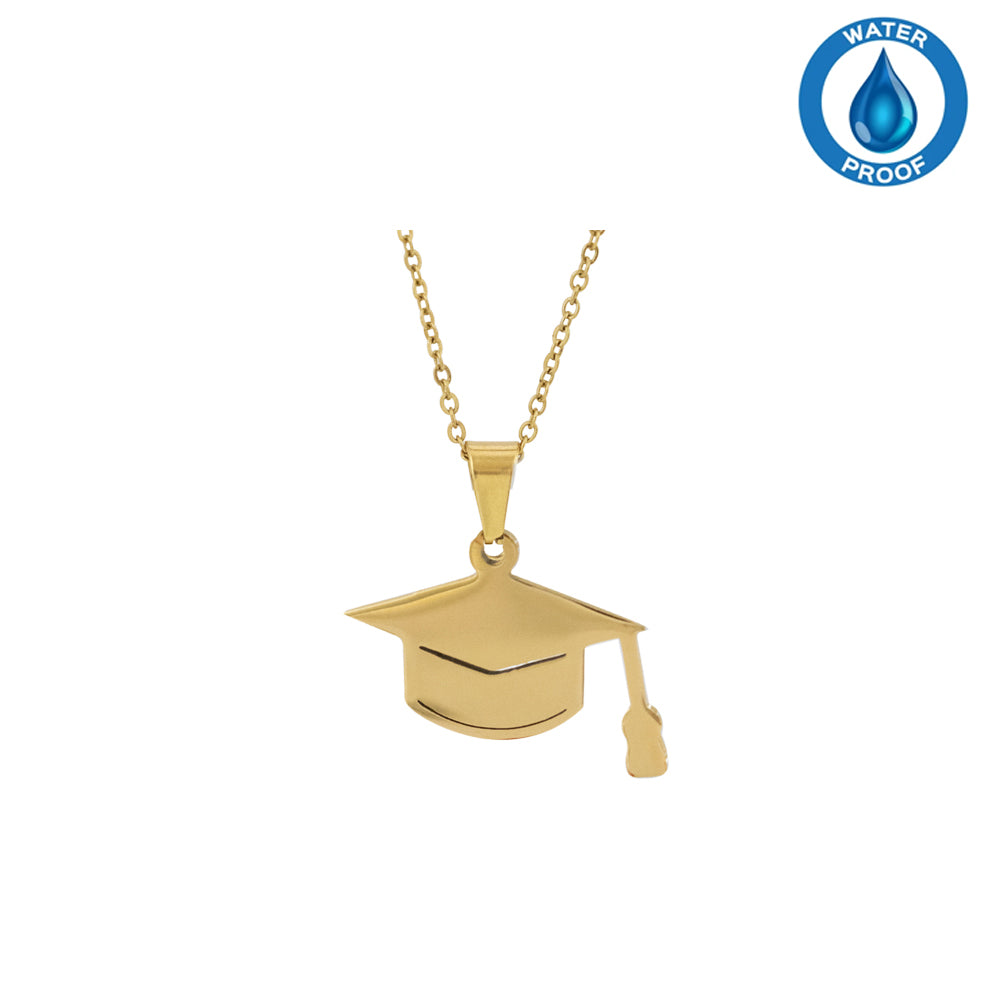 Collar Birrete Dorado Acero