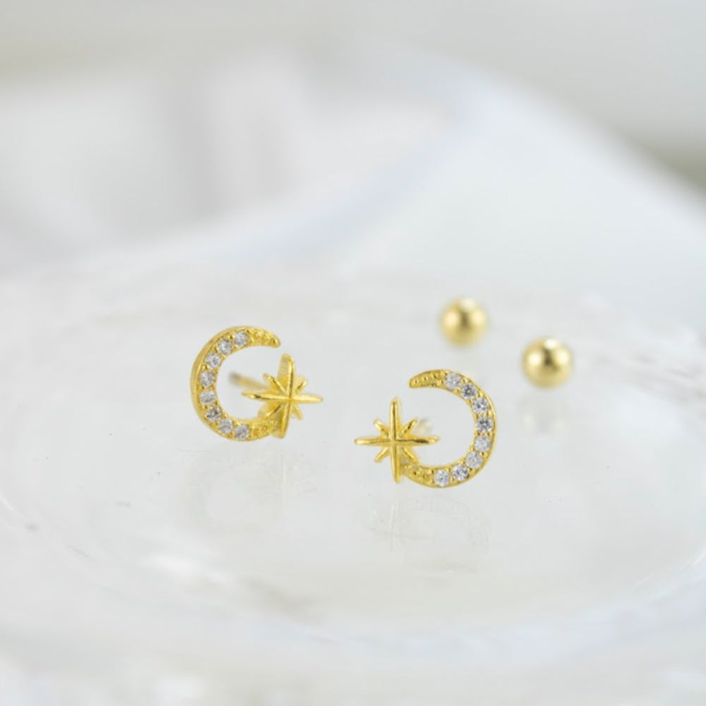 Set Dayli Plata Baño en Oro