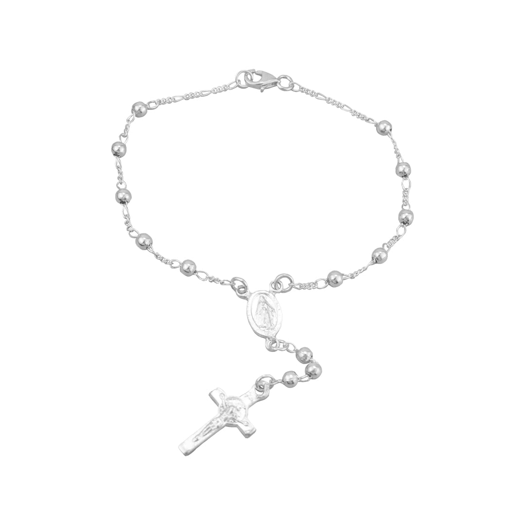 Pulsera Denario Virgen Plata
