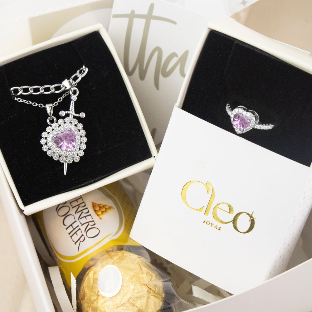 Box Premium de Set Corazón y Espada + Anillo