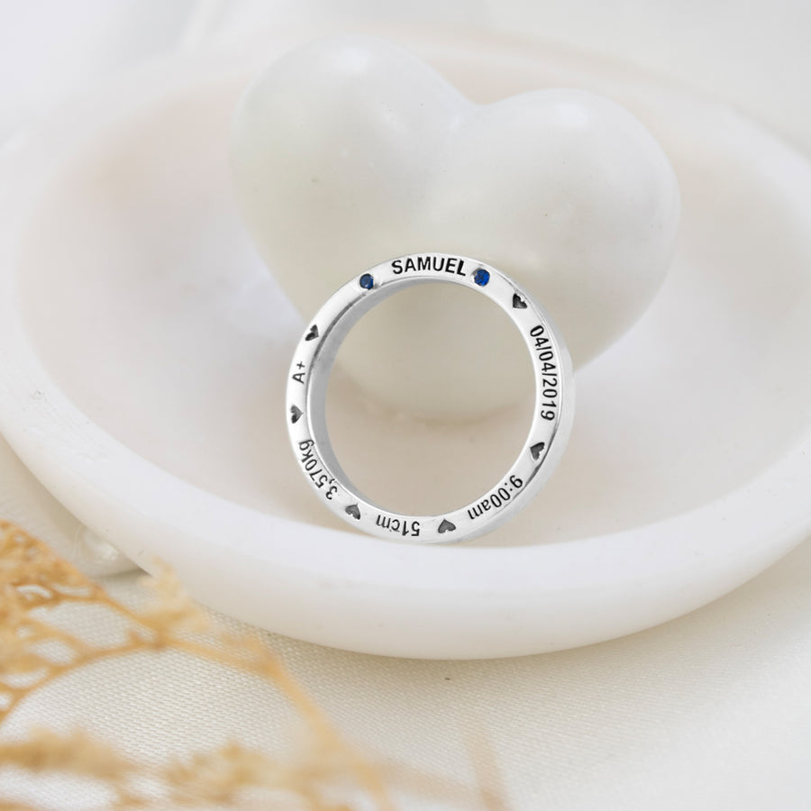 Anillo de Nacimiento Liso Hombre