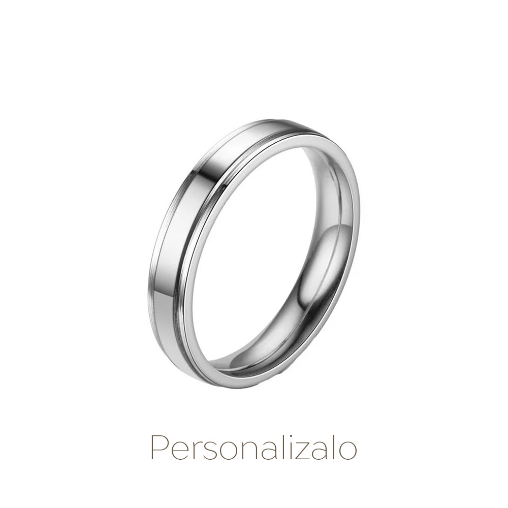 Anillo de Nacimiento Liso Hombre