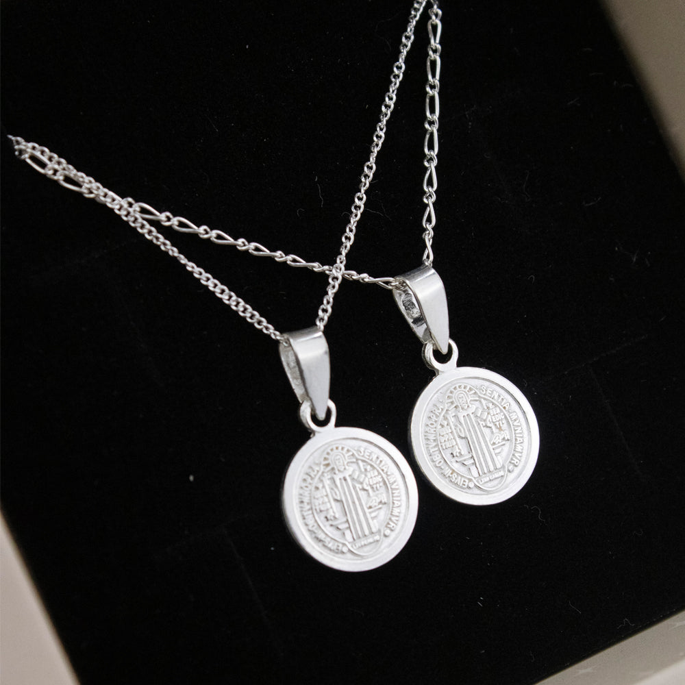Collar San Benito Pequeño Plata