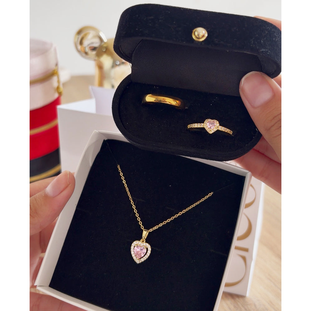 Set Promesa Eterna Dorado Acero