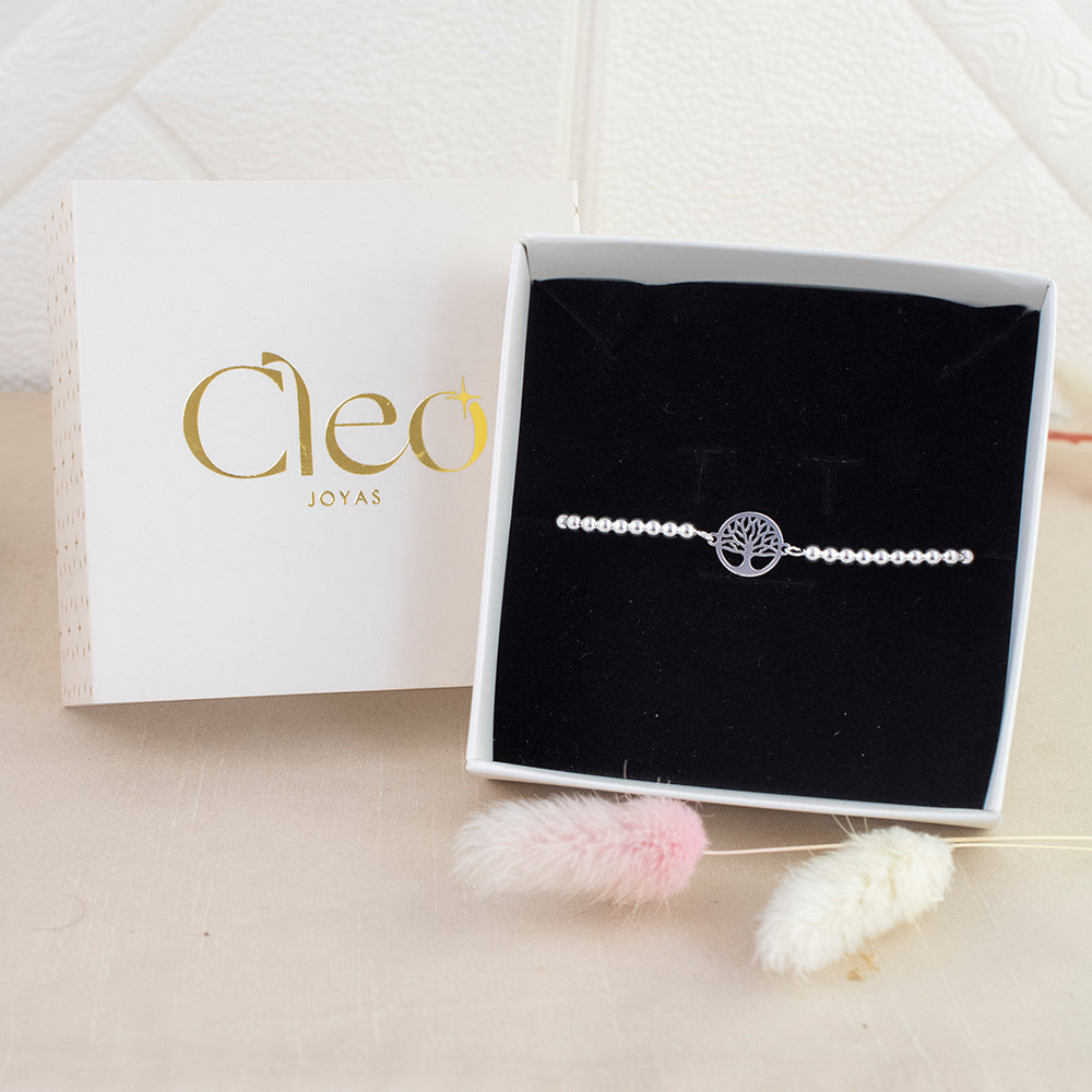 Pulsera Abundancia Regulable Plata
