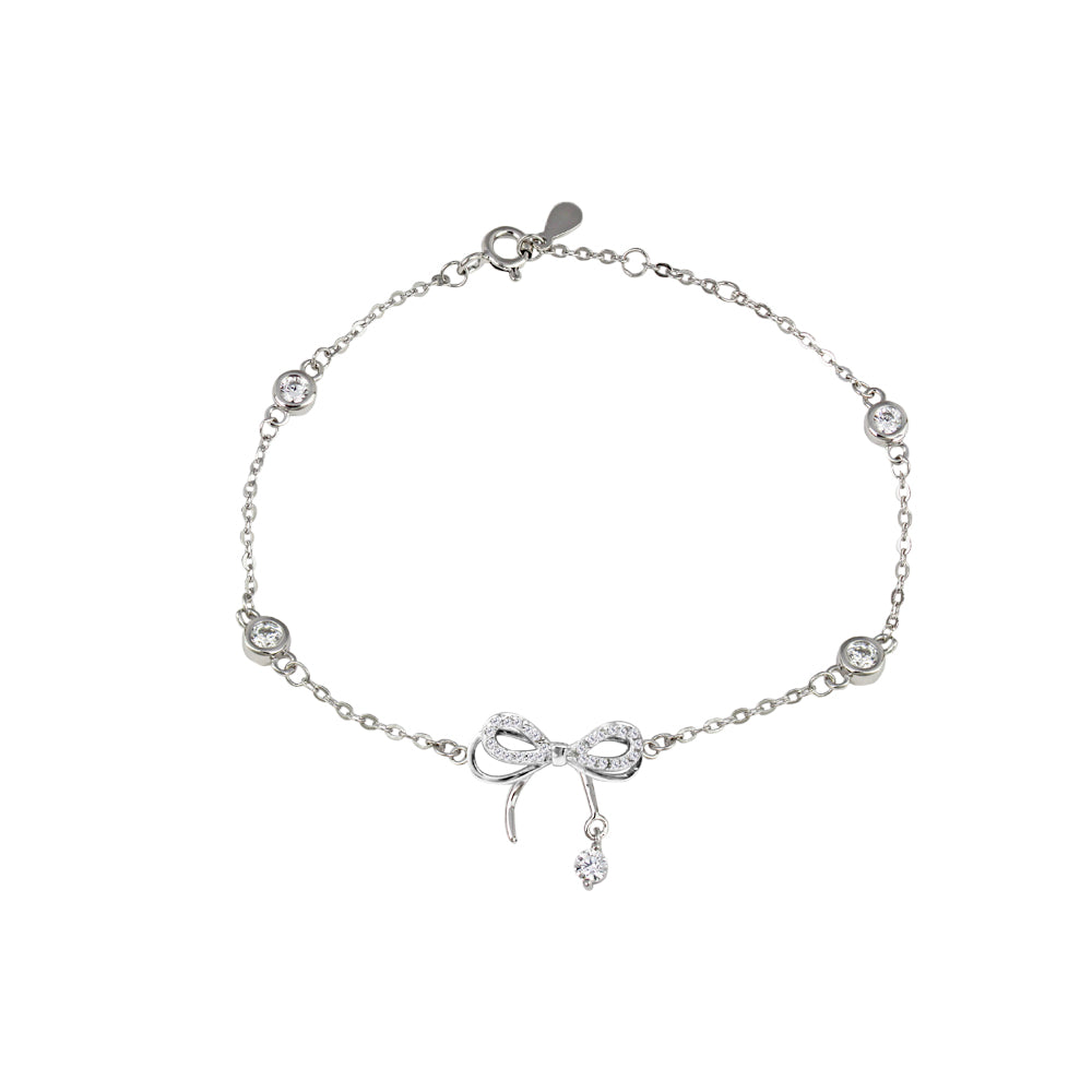 Pulsera Coquette Plateado Plata