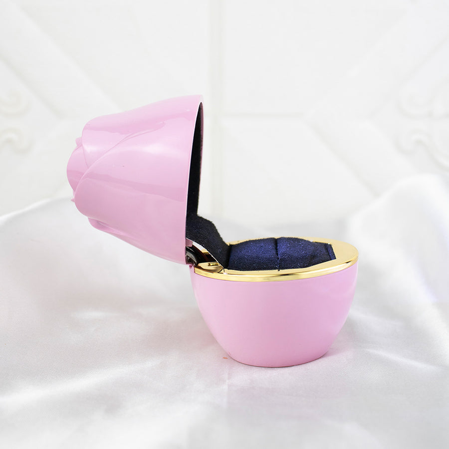 Estuche Rosa Para Anillo Luz Led