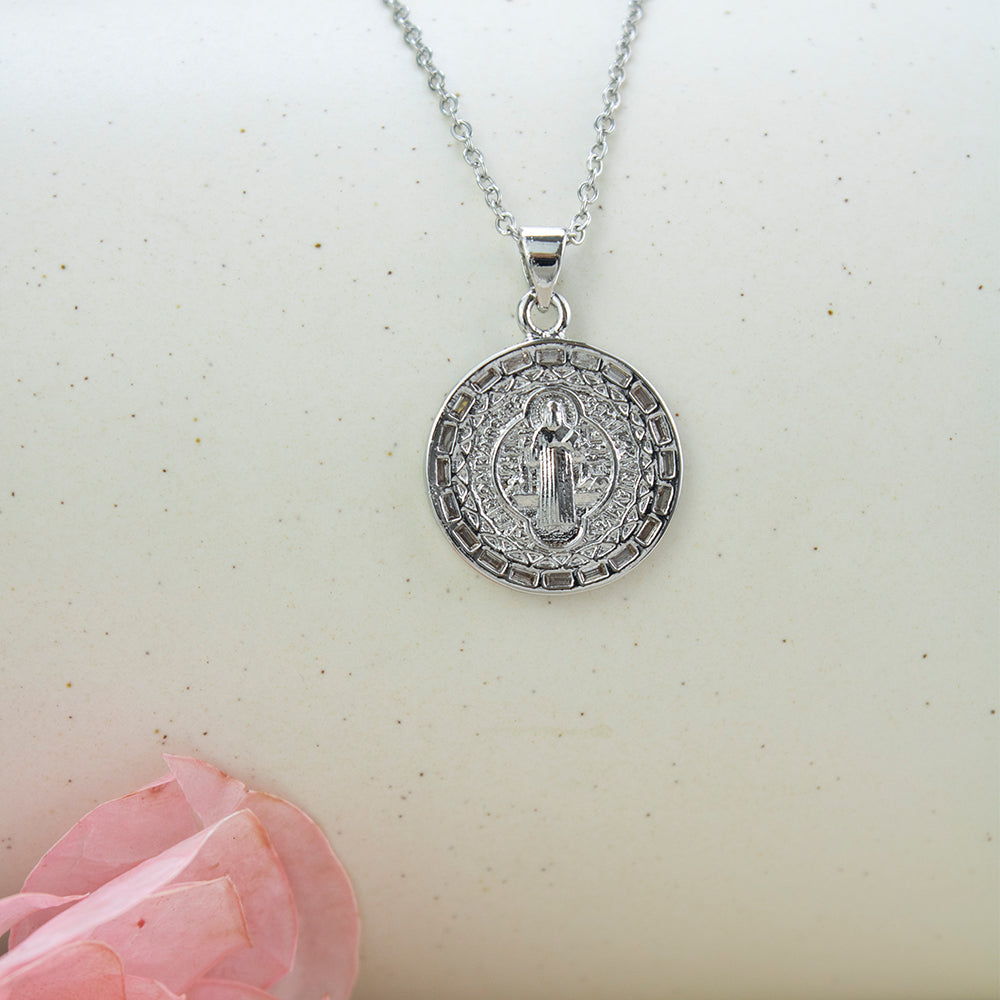 Collar San Benito Plateado