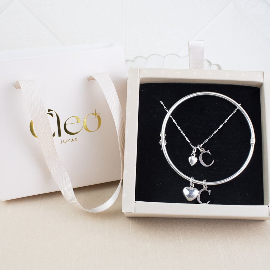 Box 2 piezas: Set Inicial Plata (Collar + Pulsera)