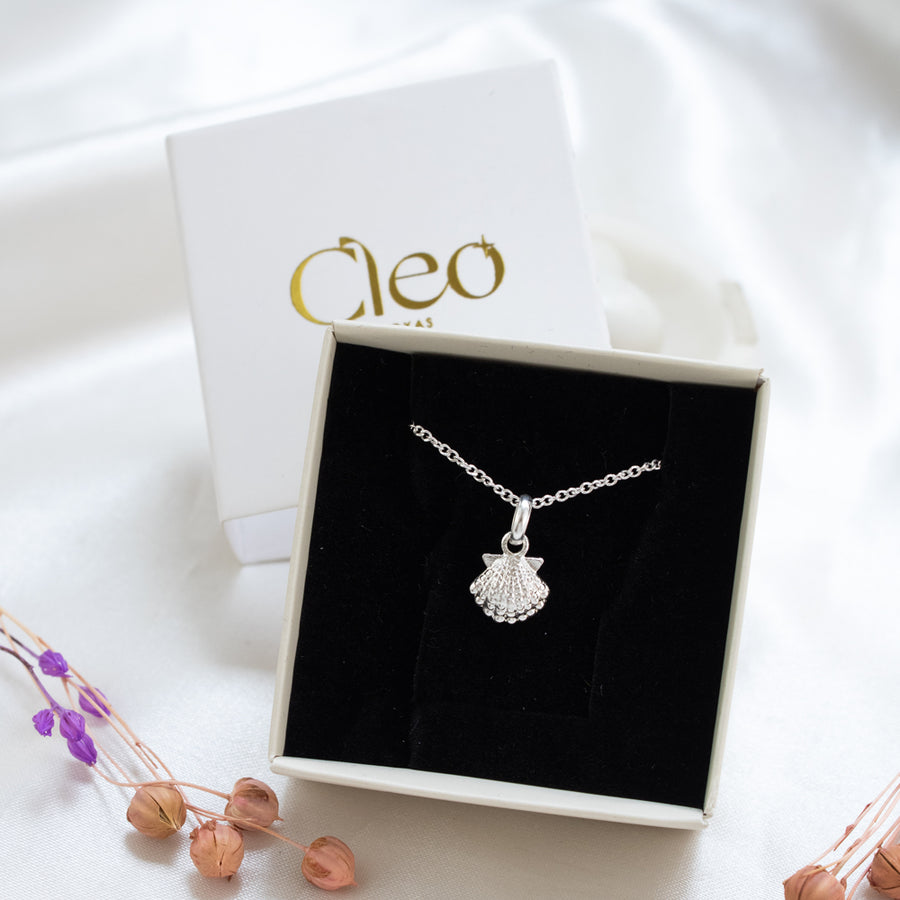 Collar Shell Plateado Plata