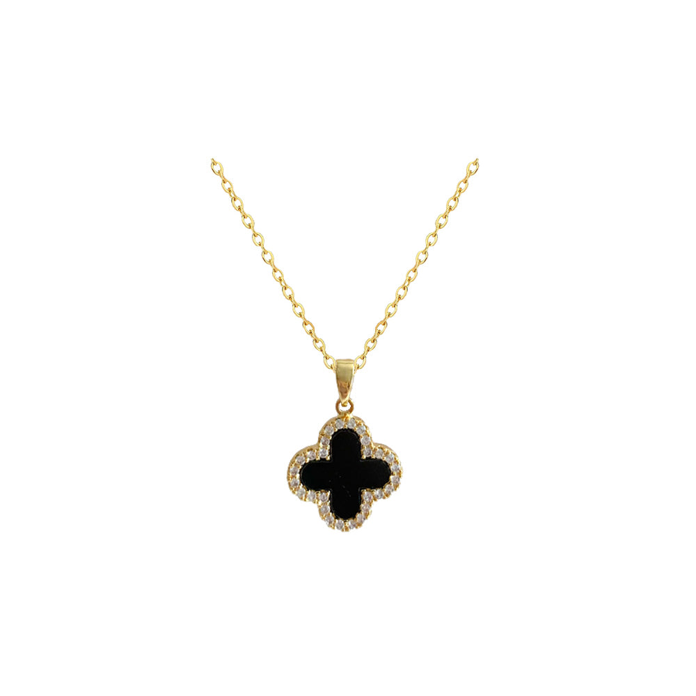 collar de trebol,