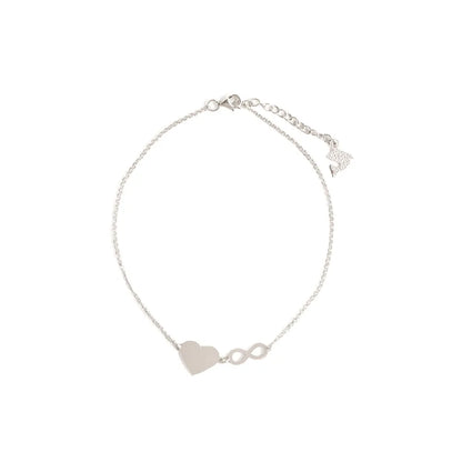 Tobillera Infinity Plateado Plata