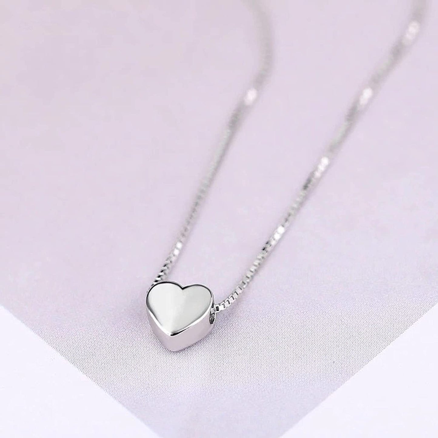 Collar Pretty Corazón Pequeño Plata