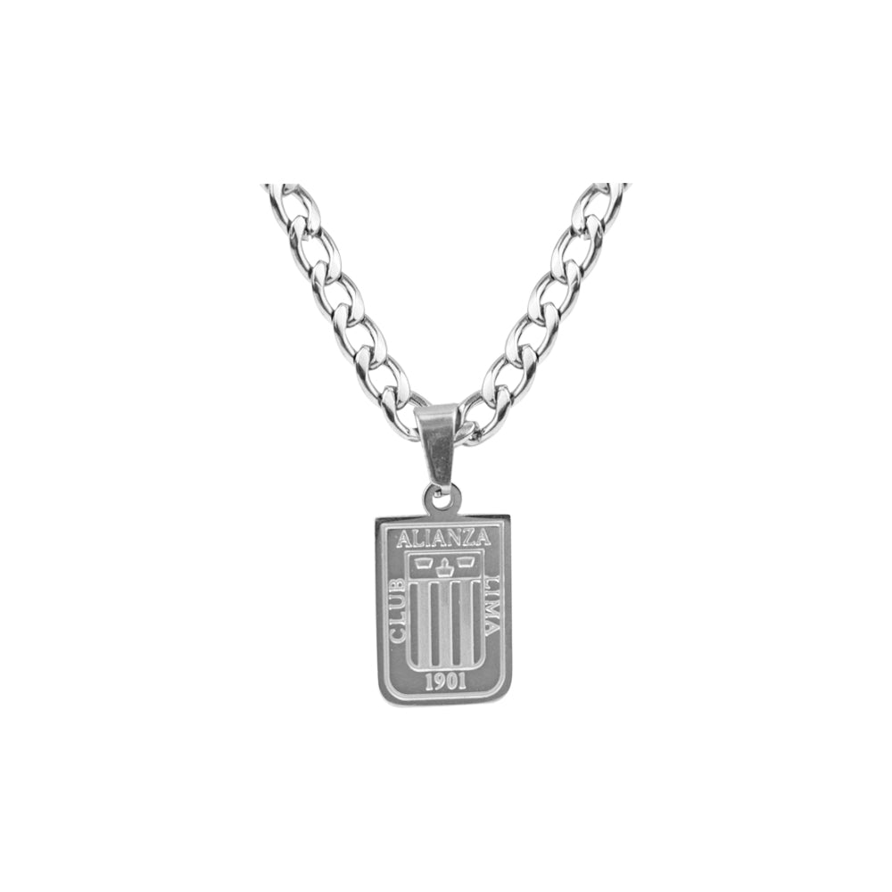 Collar Alianza Lima Escudo Plateado