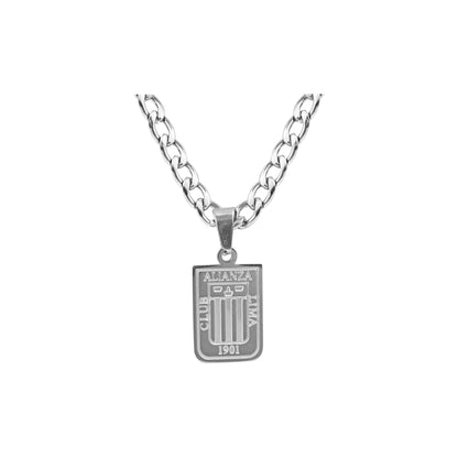 Collar Alianza Lima Escudo Plateado