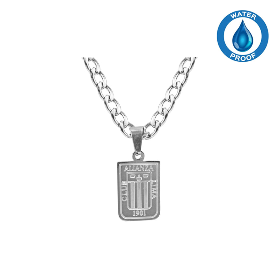 Collar Alianza Lima Escudo Plateado