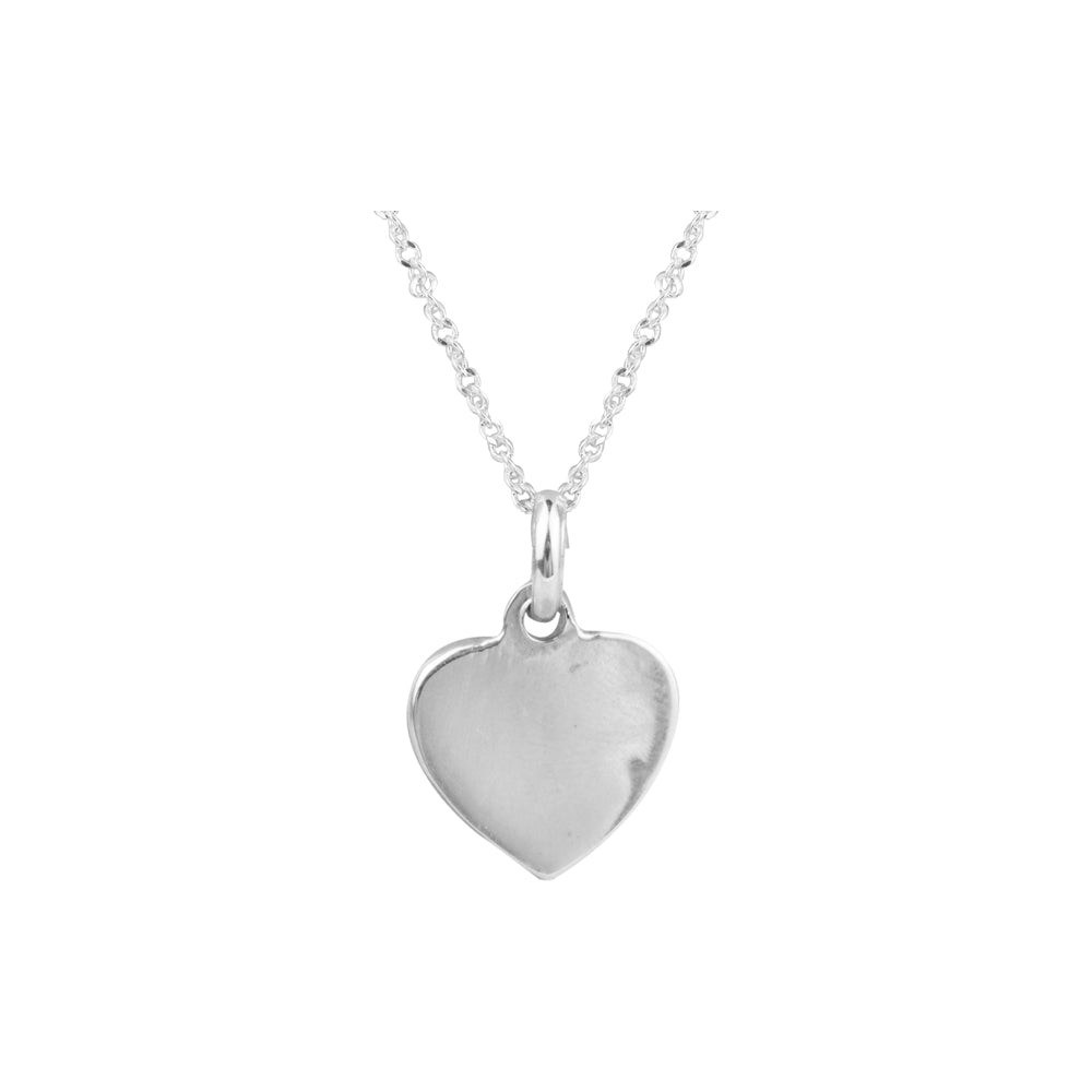 Collar Relicario Corazón Abierto Plata