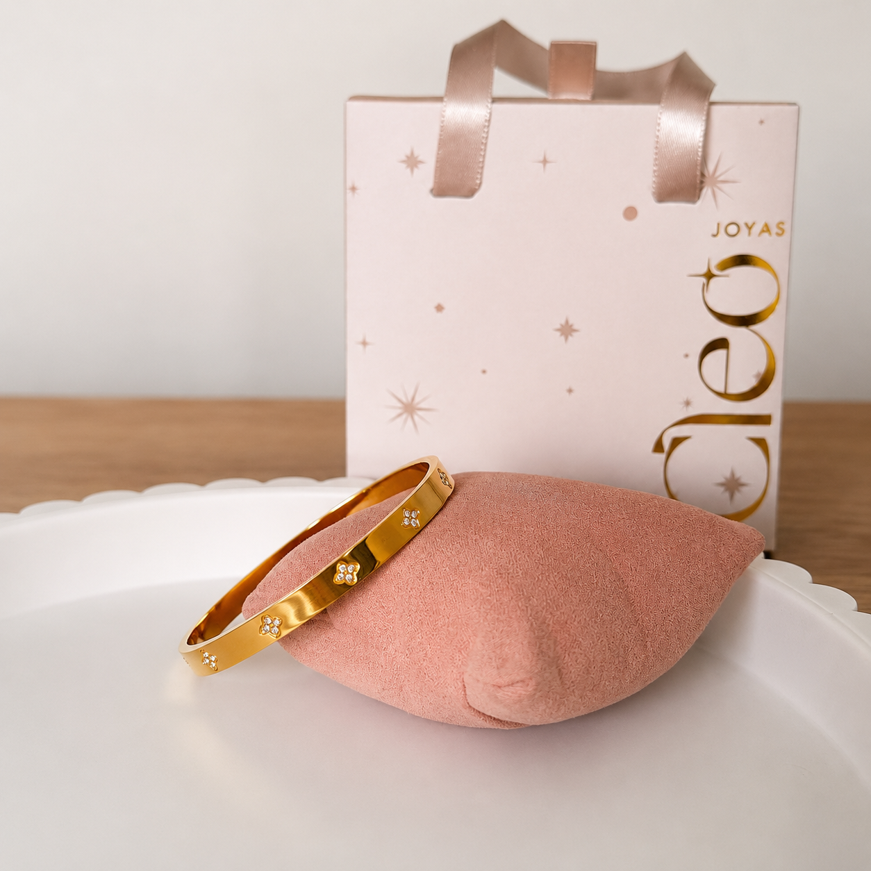 Pulsera Elise Dorado Acero