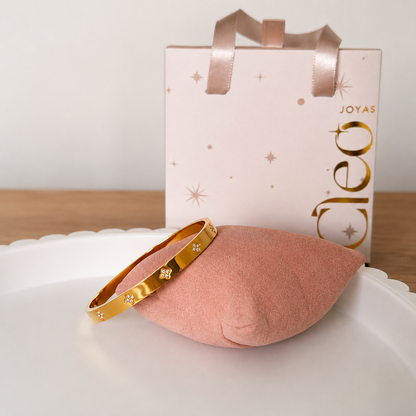 Pulsera Elise Dorado Acero