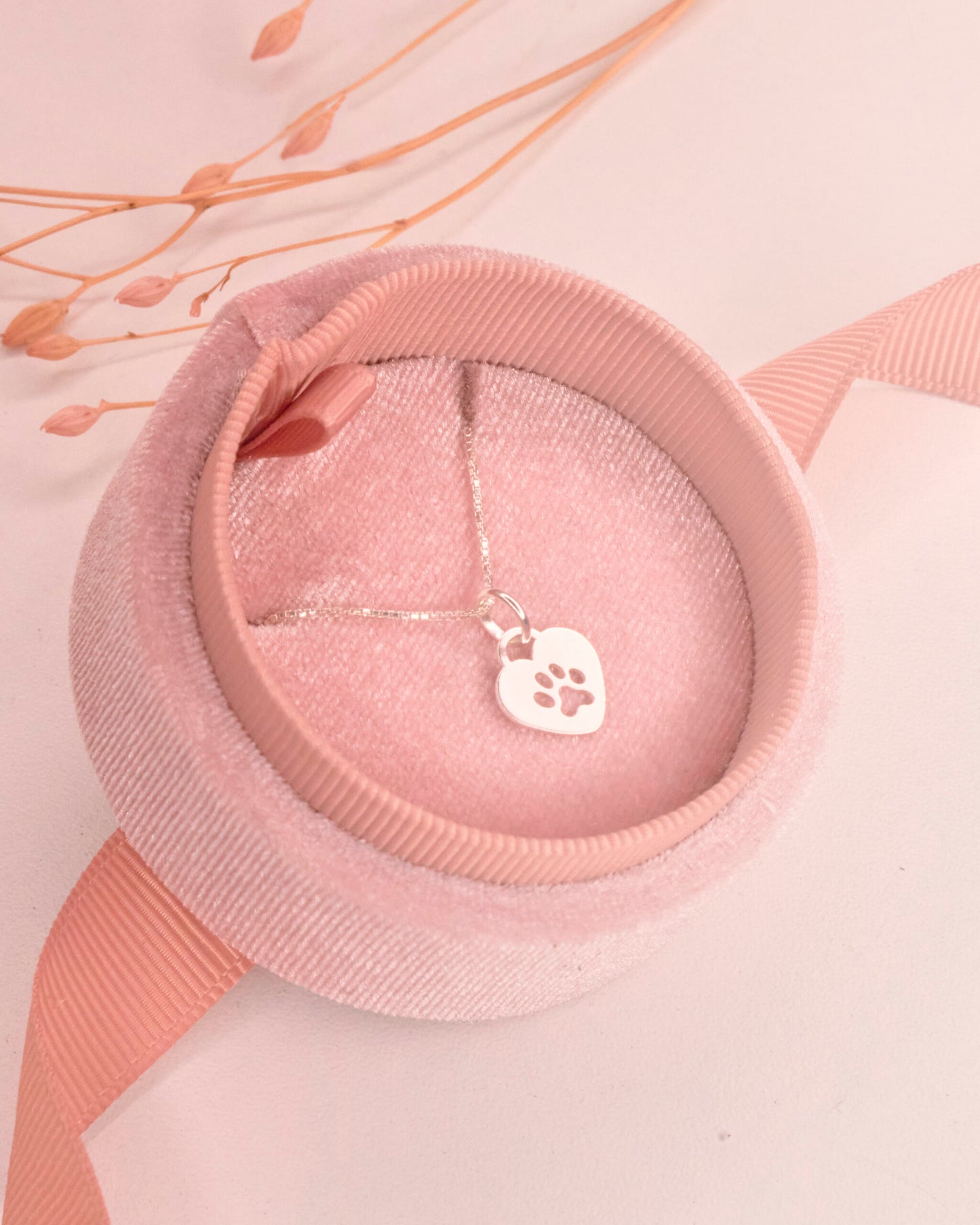 Collar Huella de Amor Pet Lover Plata