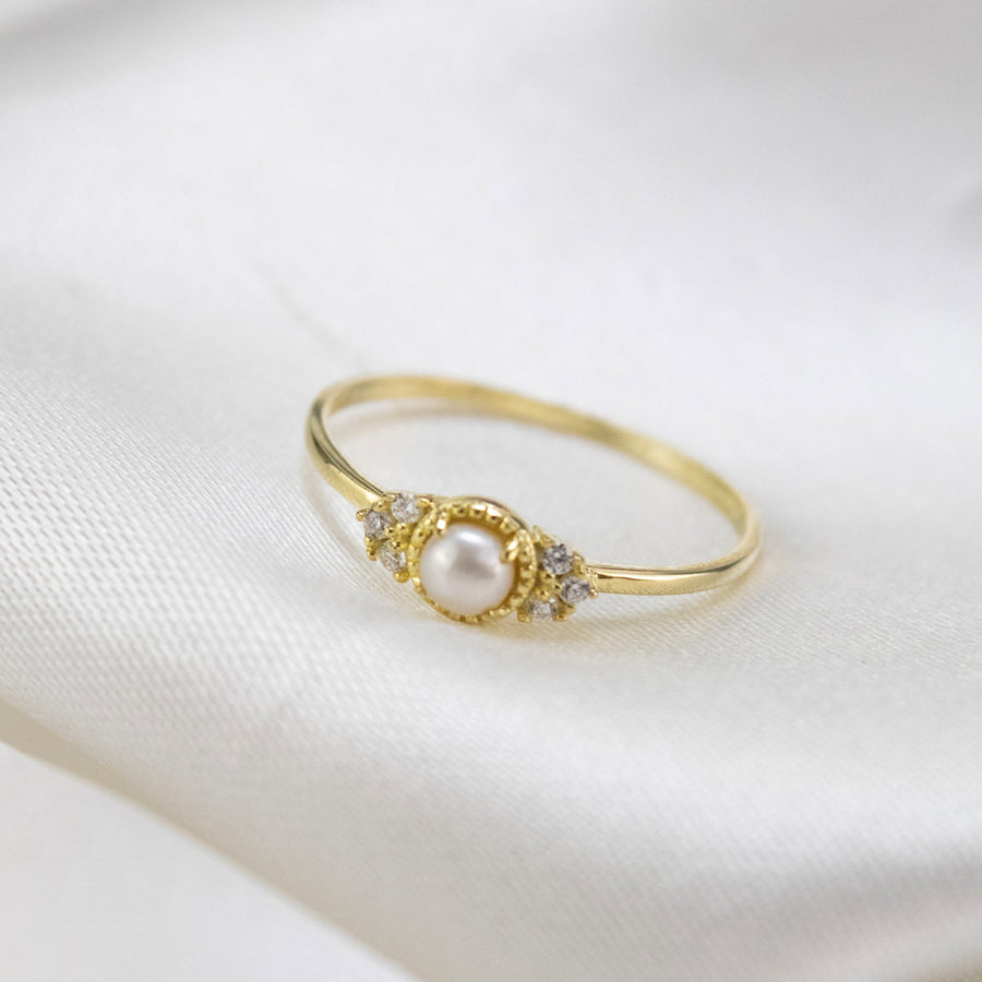 Anillo Nora Dorado Plata
