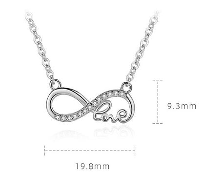 Collar Infinity Love Plata