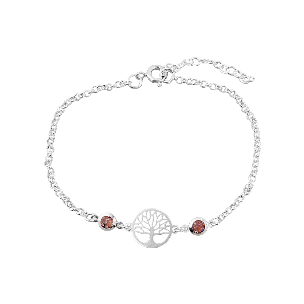 Pulsera Abundancia con Piedra Plata