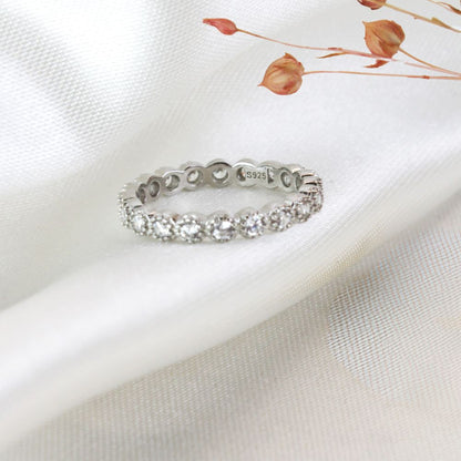 Anillo Diamond Churumbela Plata