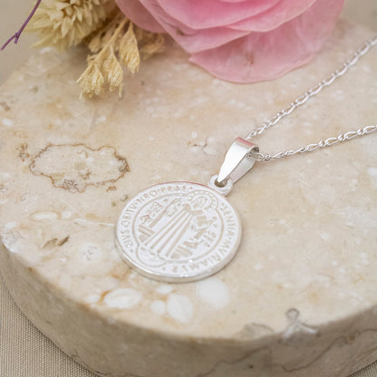 Collar San Benito Grande Plata