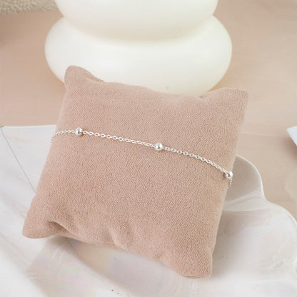 Pulsera Danae Bolitas Plata