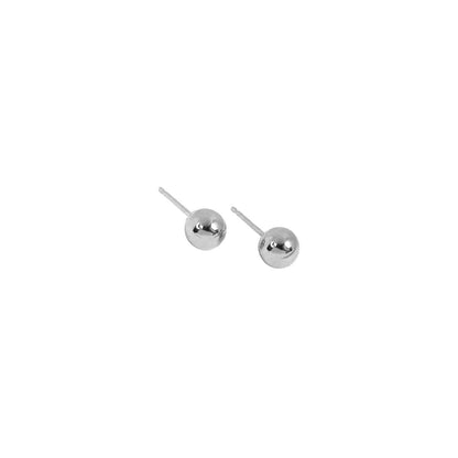 Arete Bombita 3mm Plateado Plata