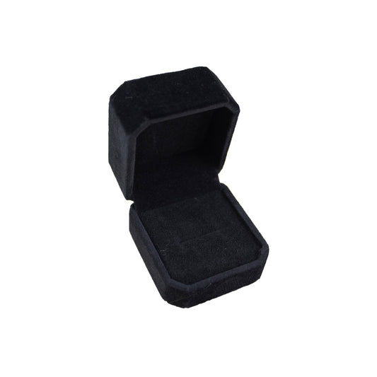 Estuche Cajita Anillo Negra