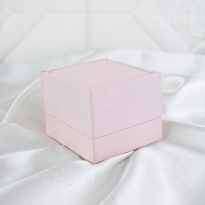 Estuche Cajita Anillo Rosa