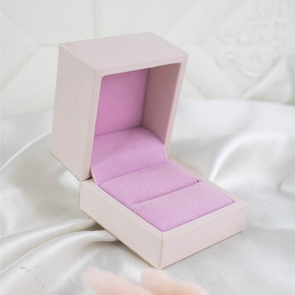 Estuche Cajita Anillo Rosa